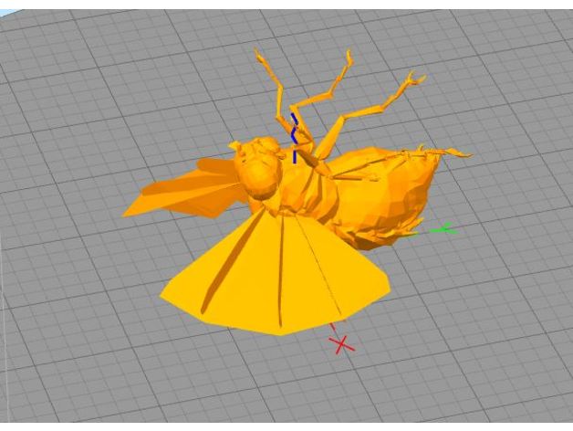 fallout bloatfly creatures fly 3D print model - Mito3D