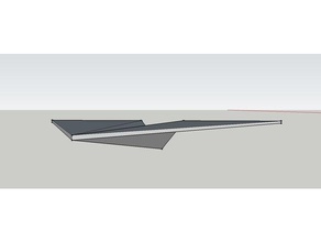 avião de papel avi n A impressão 3d 3d print model - Mito3D