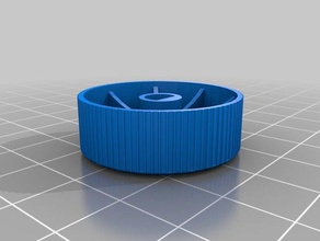 simple encoder knob parts potentiometer rotary volume 3d print model - Mito3D