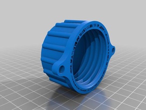 recipiente de água tampa cap partes 3d print model - Mito3D