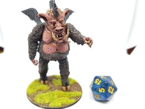 nalfeshnee 28mm tabletop roleplaying creatures demon dnd miniature 3d print model - Mito3D