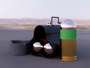 resident ammo remake case props cosplay prop evil video game 3d print model - Mito3D