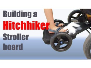 hitchhiker stroller board 3d printing baby kids wood woodworking 3d print model - Mito3D