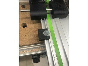 stop block festool track parts 3d print model - Mito3D