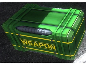 earth defende force 41 weapon crate props drawer defense edf video game 3d print model - Mito3D