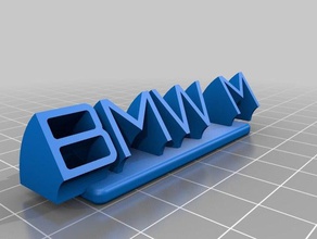 bmw m office su misura 3d print model - Mito3D
