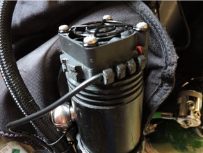 lungbung - 40mm ventilador de secado jj-ccr contador los pulmones rebreather buceo 3d print model - Mito3D