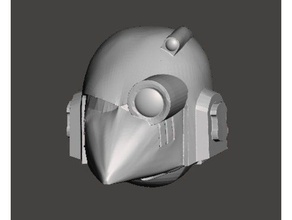 beakie binoculars mark 6 helmet toys & games 40k guard raven 3d print model - Mito3D