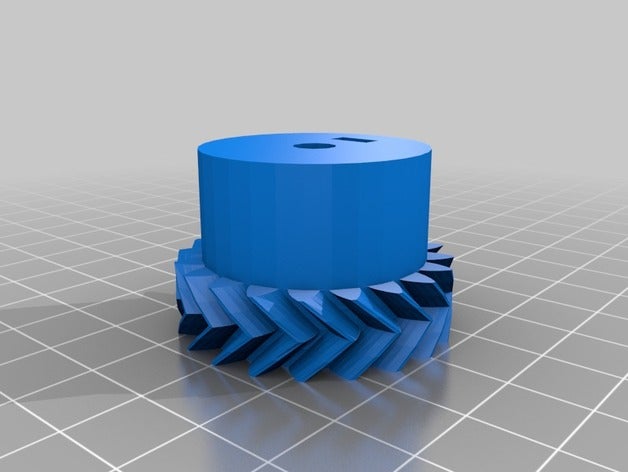 engranaje de motor Impresora 3d extrusoras personalizado 3D print model - Mito3D