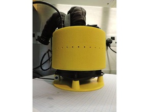 jj-ccr fan driven head dryer stand base rebreather scuba diving 3d print model - Mito3D