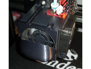 3 sıcak uç fan kapağı ender 3d yazıcı aksesuarları kanalı 3d print model - Mito3D