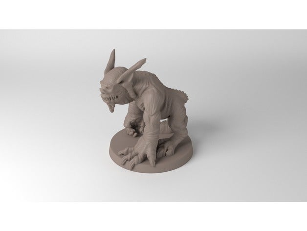 dretch - 28mm modèles 25mm 3dr démon le mdn miniature l'enfer mini les miniatures figurine pathfinder 3D print model - Mito3D