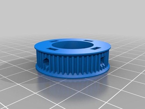 20mm shaft 55 teeth gt2 gear pulley idler 3d printer parts customized 3d print model - Mito3D