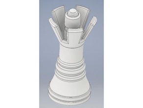 schach k nigin de ajedrez la reina el 3d print model - Mito3D