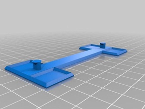 mur concent appuyez titulaire ménage openscad 3d print model - Mito3D
