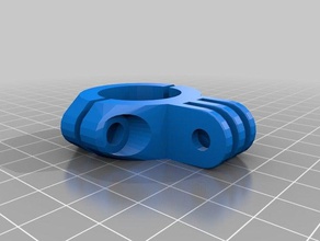 gopro clamp 25mm camera customized 3d print model - Mito3D