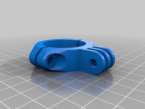 gopro clamp 325mm camera customized 3d print model - Mito3D