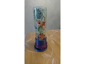 flaschenhalter bottle dryer f r waterdrop glas kitchen & dining 3d print model - Mito3D