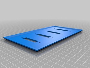 wall plate 4 long bois household customized 3d print model - Mito3D
