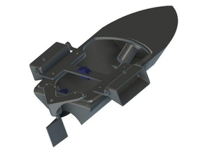 la pesca de cebo rc barco r c vehículos 3d print model - Mito3D