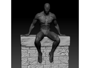 symbiote spiderman L'impression 3d de marvel comics simbiont superheroe le venin 3d print model - Mito3D