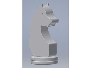 schach springer cavaliere di scacchi pferd 3d print model - Mito3D