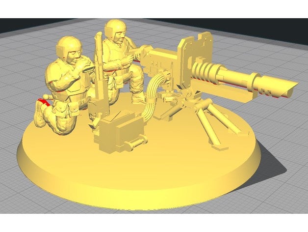 crew heavy weapon team toys & games warhammer40k warhammer 40000 40k wh40k 3D print model - Mito3D