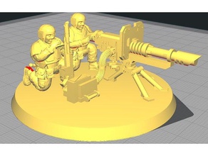 tripulação de arma pesada, pesada da equipe brinquedos & games warhammer40k warhammer 40000 40k wh40k 3d print model - Mito3D