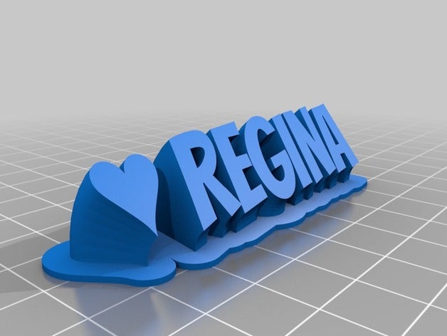 regina office su misura 3D print model - Mito3D