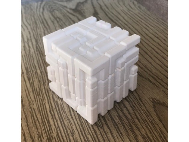 maze cube puzzles 3d puzzle brain teaser brainteaser hard rubik rubik's rubikscube rubiks mod rubix rubixcuve twistypuzz twistypuzzes twisty game cubes 3D print model - Mito3D