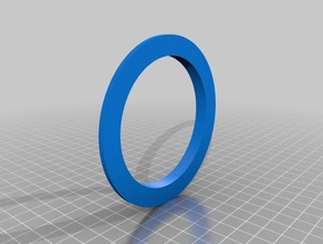 cup holder adapter ring 3d print model - Mito3D