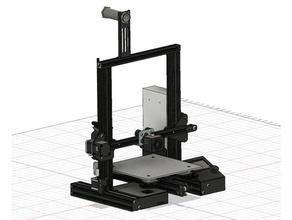 creality ender 3 cad assembly all 3d printers 3d print model - Mito3D