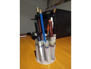 pen holder superlight office crayon desk organizer pencil 3d print model - Mito3D