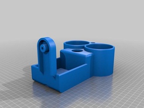 smart 450 supporto di tazza automotive 3d print model - Mito3D