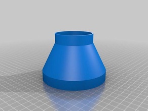 4inchpvc-e-shop-vac adattatore parti su misura 3d print model - Mito3D
