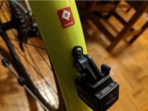 clip de sustitución bontrager ncs fender las piezas repuesto bicicletas la luz bicicleta montaje reemplazo pieza 3d print model - Mito3D