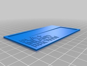 el filamento de la muestra color marrón Impresora 3d accesorios personalizado 3d print model - Mito3D