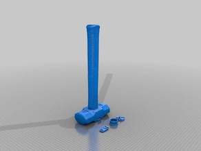 sledge hammer- vashta remix -bank coins & badges bank hammer toy 3d print model - Mito3D
