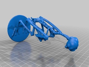 borg skeleton sculptures 3d print model - Mito3D