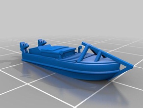 ijn shinyo explosive boat 1 300 vehicles cruel seas wargaming 3d print model - Mito3D