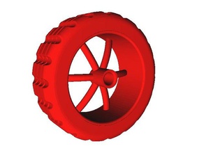 k'nex collection mechanical toys knex rod tire wheel 3d print model - Mito3D
