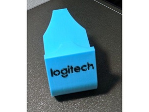 logitech f310 stand video games 3d print model - Mito3D