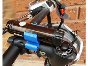 ön bisiklet ışık Dağı yol açtı spor ve açık hava monte edin led tutucu mount 3d print model - Mito3D