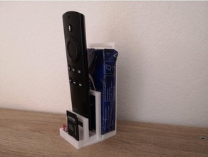 remote control stand household holder sd card 3d print model - Mito3D