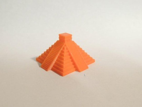 tempio maya edifici e strutture 3d print model - Mito3D