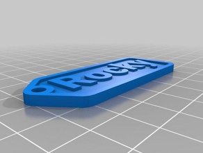 rocky sikke ve rozetleri özelleştirilmiş 3d print model - Mito3D
