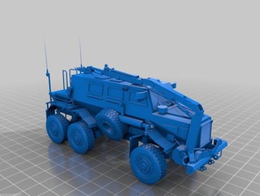 buffalo mpv 3d baskı askeri kamyon 3d print model - Mito3D