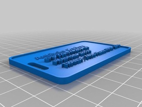 marca umc do agregado familiar personalizado 3d print model - Mito3D