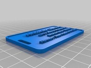 minha personalizado saco de bagagem marca do agregado familiar 3d print model - Mito3D