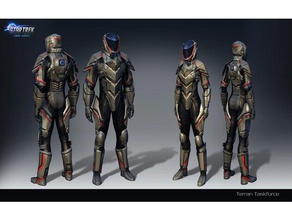 terran armor people cryptic studios season 11 star trek sto task force toys 3d print model - Mito3D